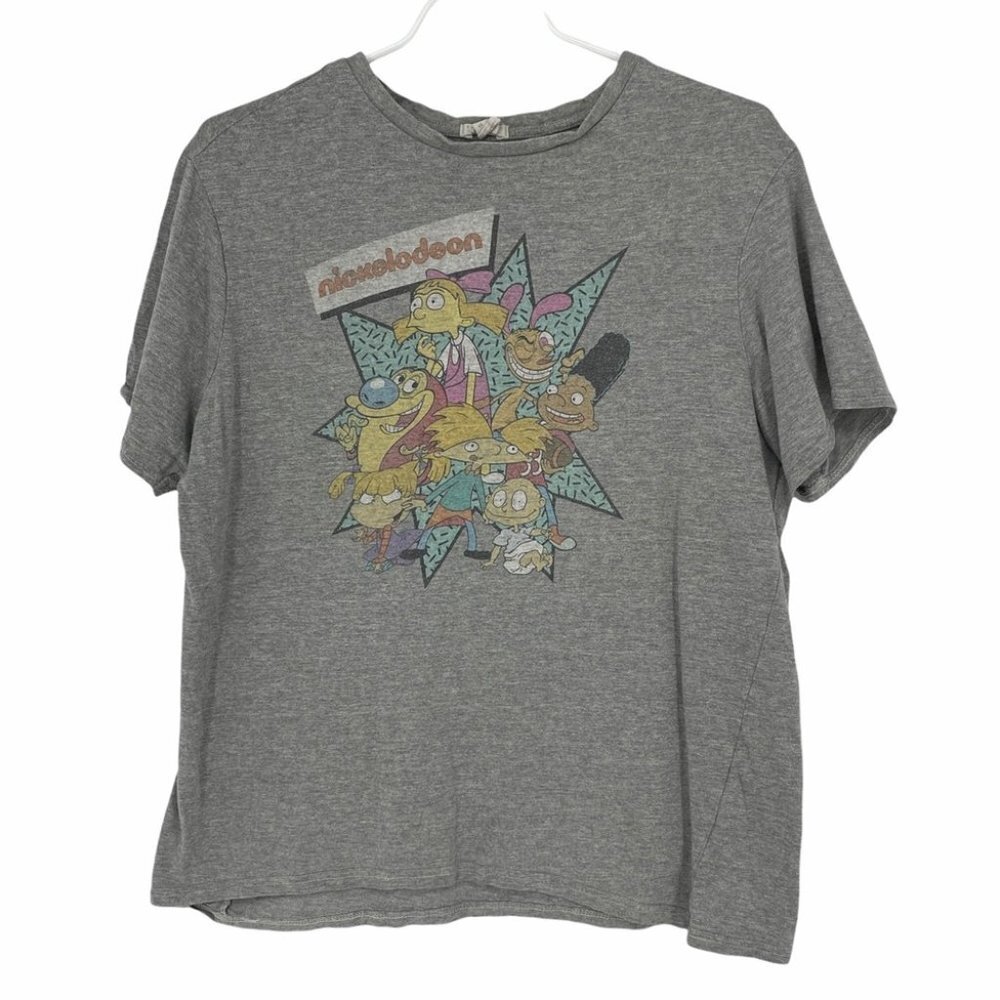 Nickelodeon 90’s cartoons rugrats Hey Arnold grey